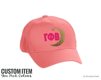 GPB Gamma Phi Beta Crescent Moon Hat