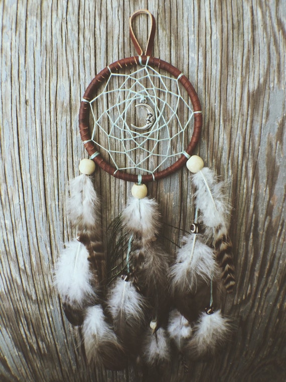 BOHEMIAN MOON DREAMCATCHER - UNIQUE HANDMADE HOME
