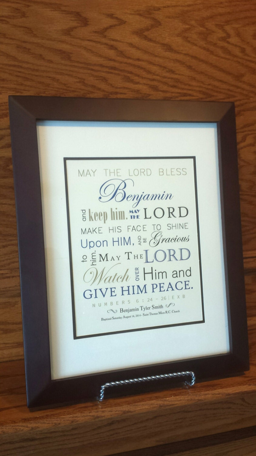Baby Boy Baptism Gift Christening Gift Personalized