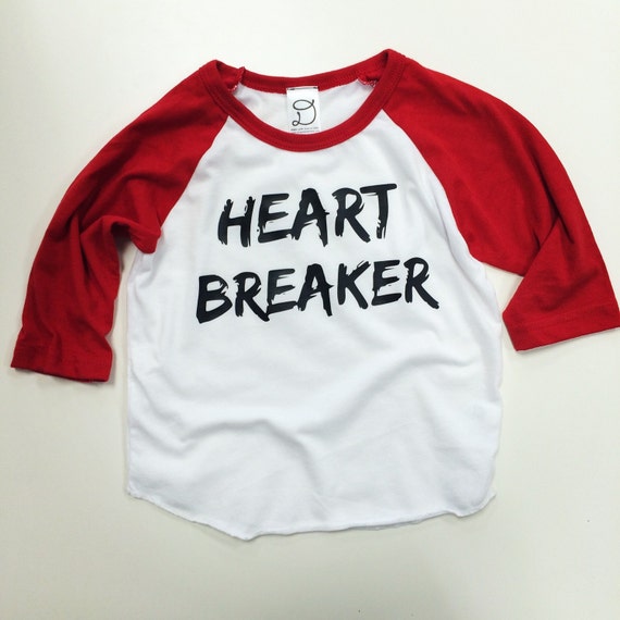 Items Similar To HEART BREAKER VALENTINES Shirt Raglan On Etsy