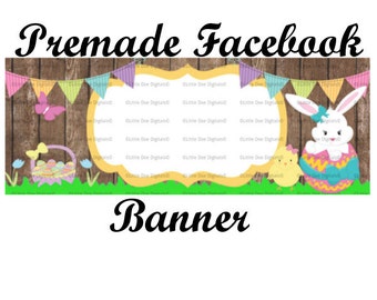 Instant Download DIY Easter Facebook Timeline Cover