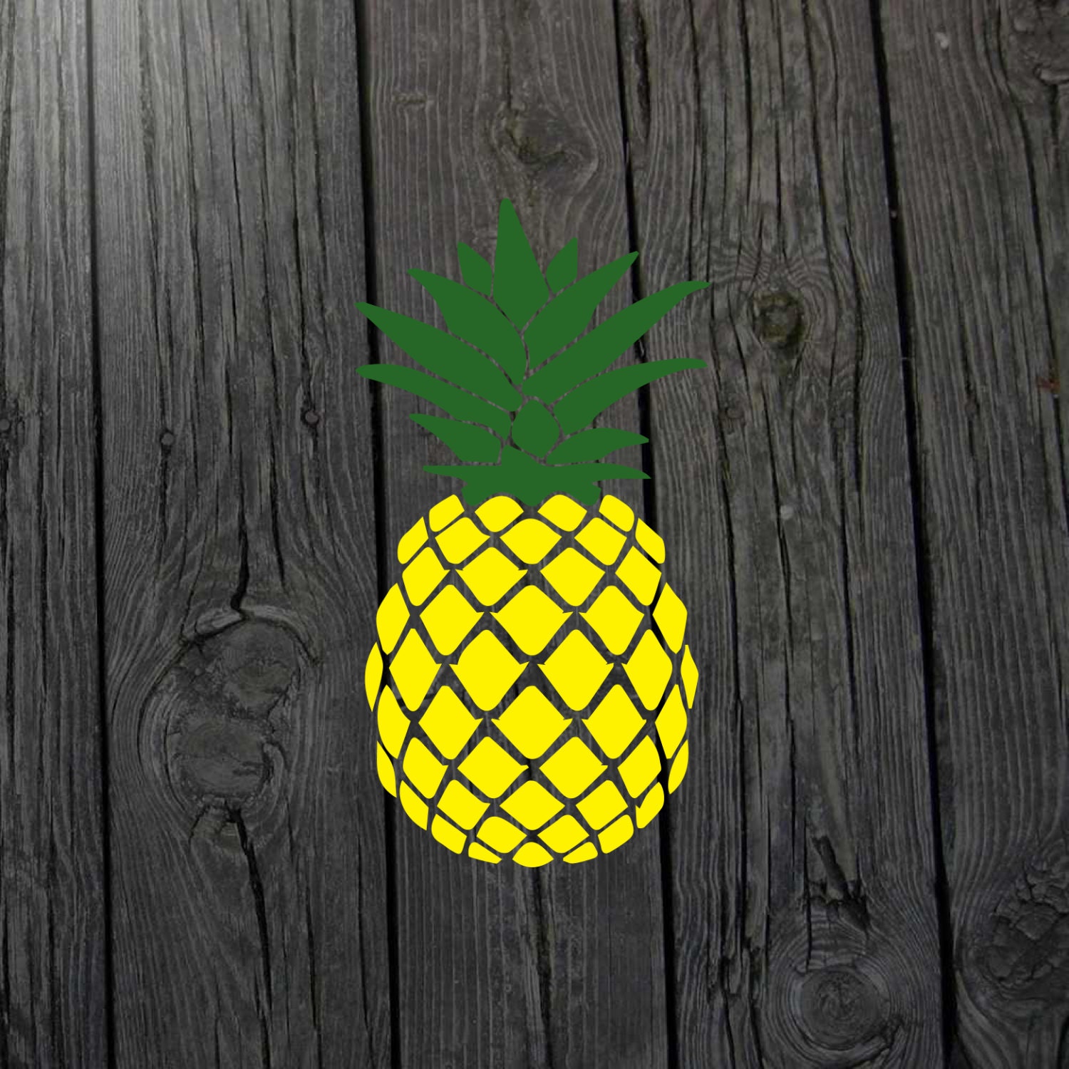 Pineapple decal Pineapple Sticker Pineapple car by MarylandCorvus