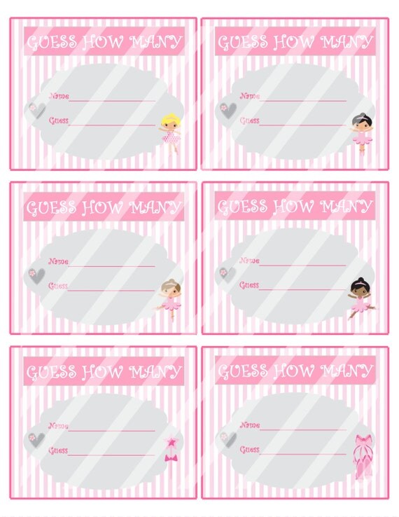 baby many jar game how shower in template guess game guess In Jar Guess guess how printable Template Many How many The