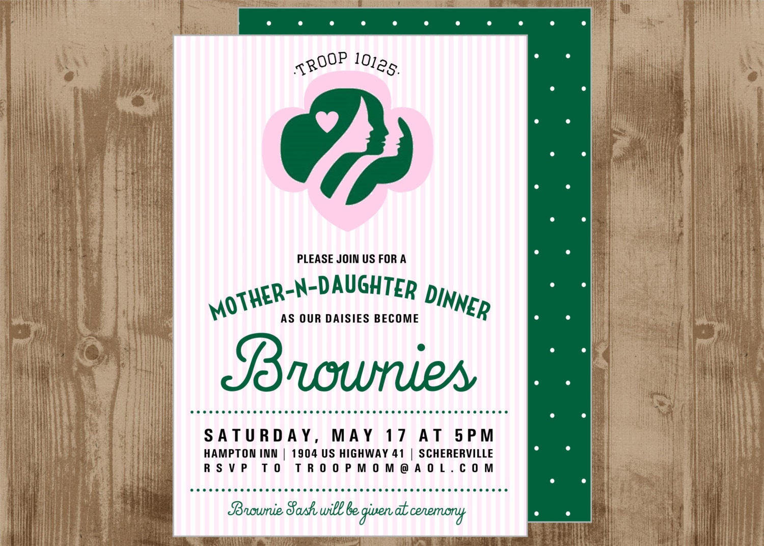 Girl Scout Invitations Printable 2