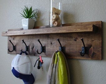 Corvallis Coat Rack with Floating Shelf