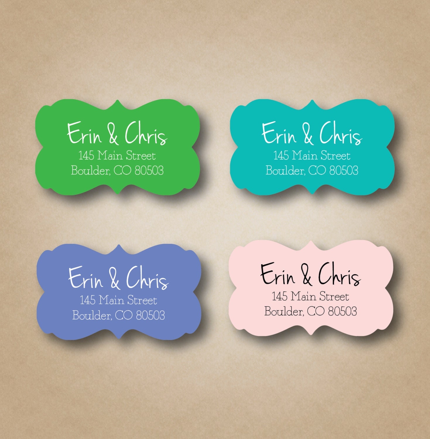 Personalised Stickers Labels. Name Label. Address Sticker. Label for name.