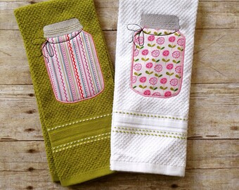 Mason Jar Kitchen Towel Set Tea Towels Decor From Mason Jar Kitchen Towel Set Tea Towels Decor From