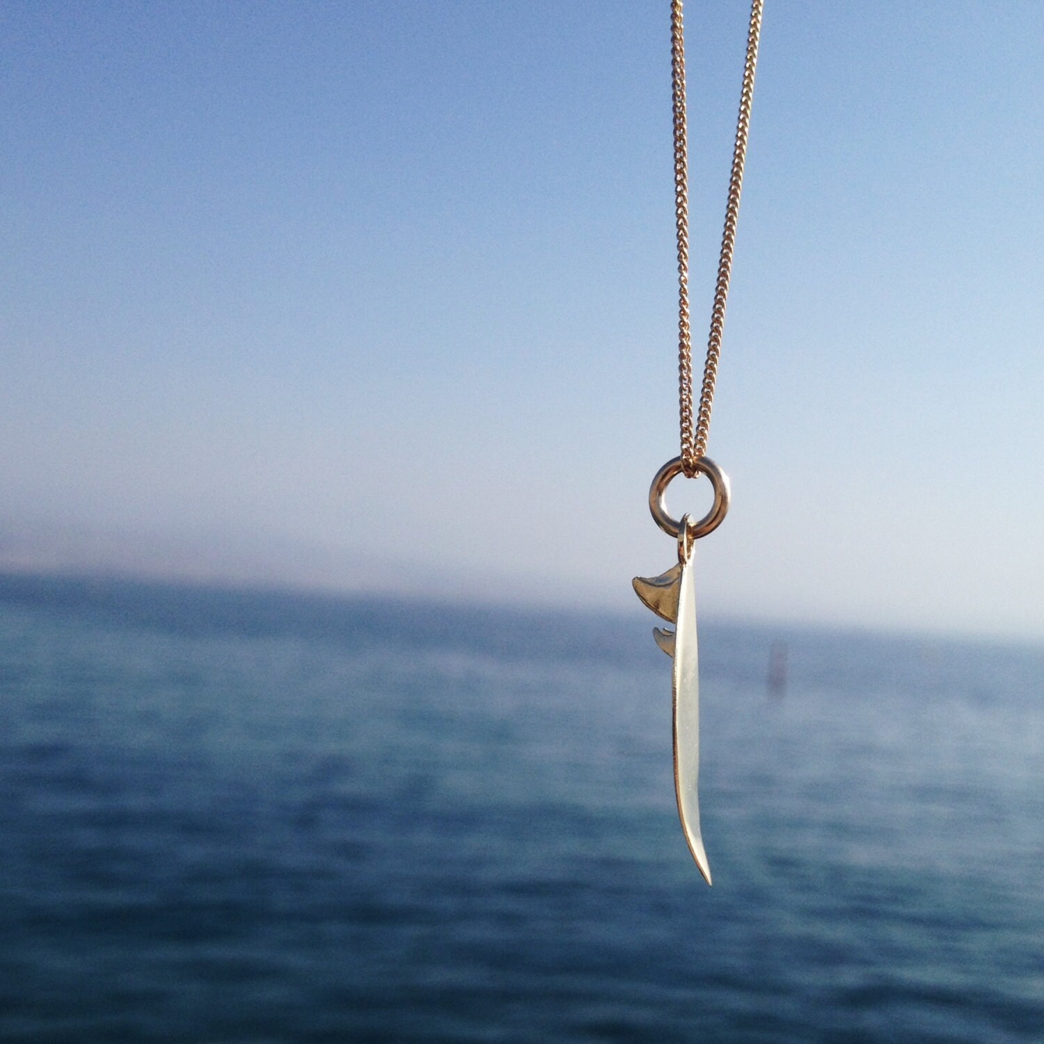 Surfboard necklace Surf jewelry Surfer jewelry Surf