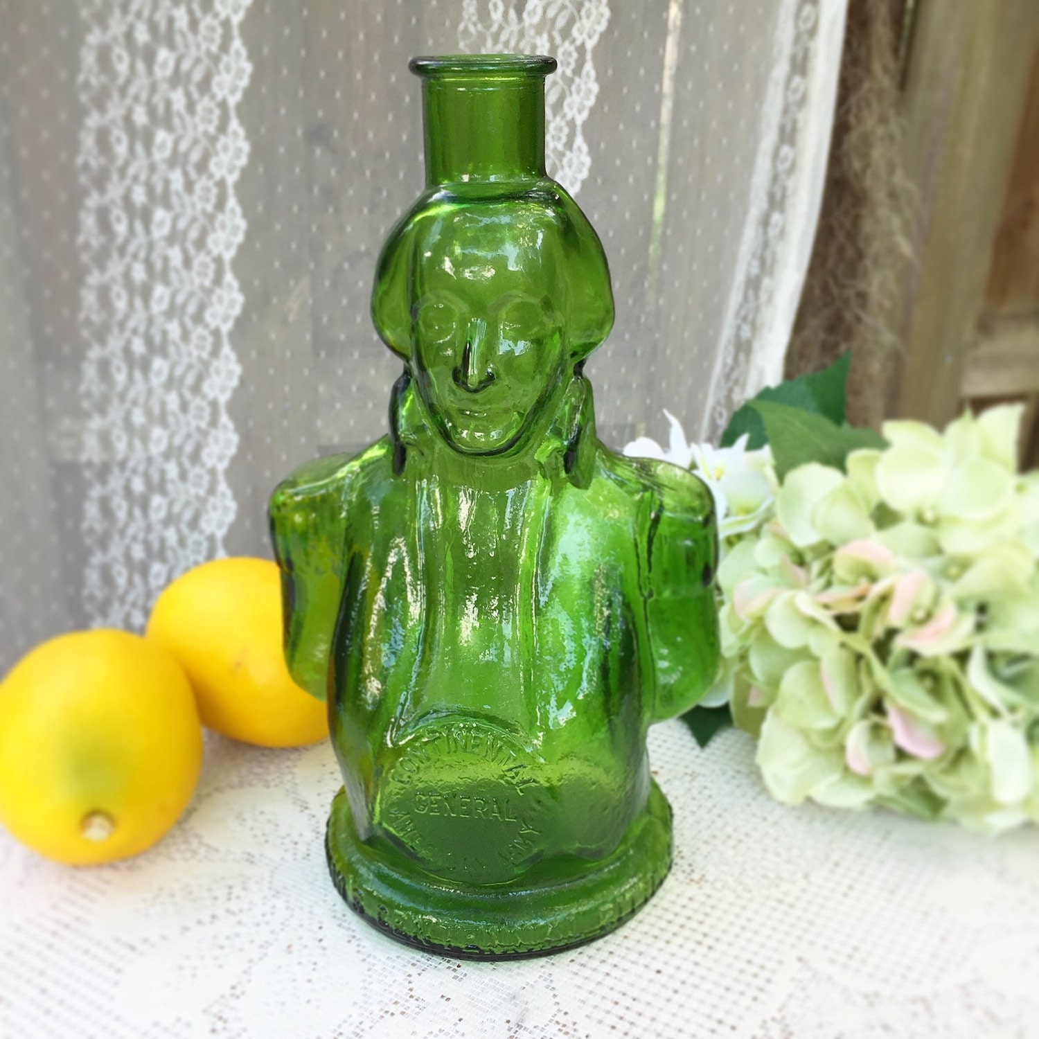 Vintage Washington glass bottle by