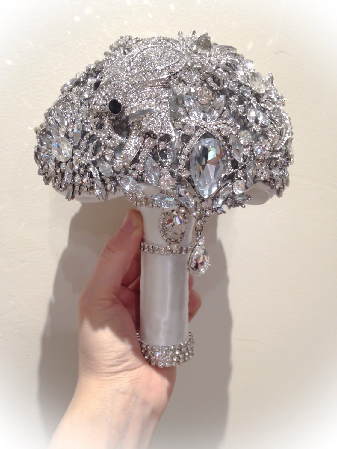 Wedding Brooch Bouquet. Reserved for Gianna