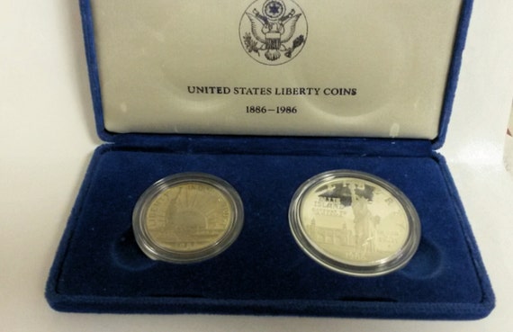 liberty ellis island coin 1986