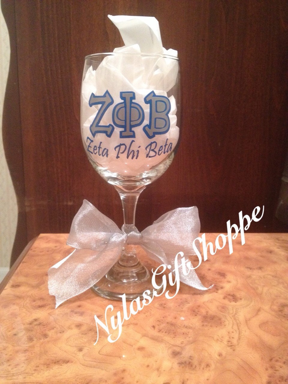 Zeta Phi Beta Personalized Wine Glasses All Custom Ordered 