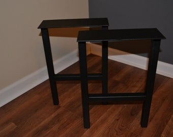 Metal Table Legs, H-Frame Style - Any Size & Color!