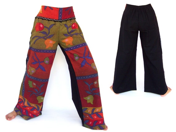 hippie flared trousers