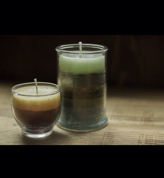 Hand poured candles by on Etsy