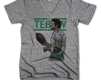 Tim Tebow NFLPA Officially Licensed V-Neck Mens XS-2XL Tim Tebow