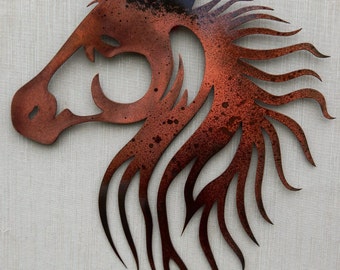 Metal Horse Wall Art horse metal art | etsy Metal Horse Wall Art horse metal art | etsy