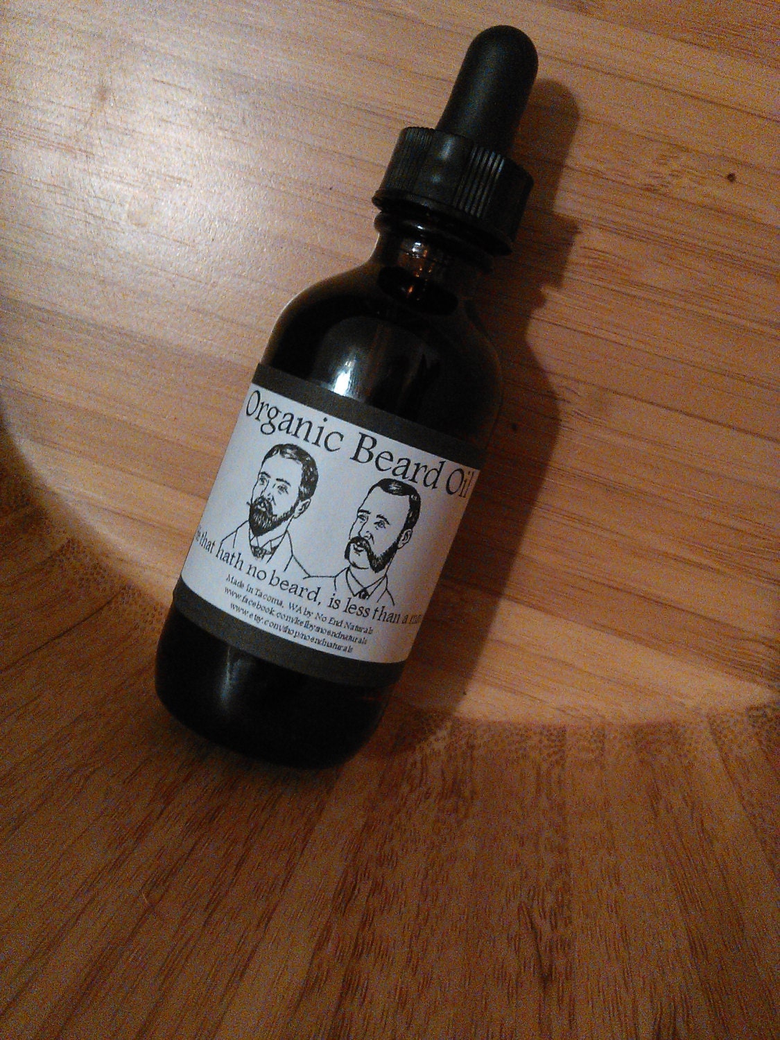 Organic Beard Conditioning Taming Oil by NoEndNaturals on Etsy