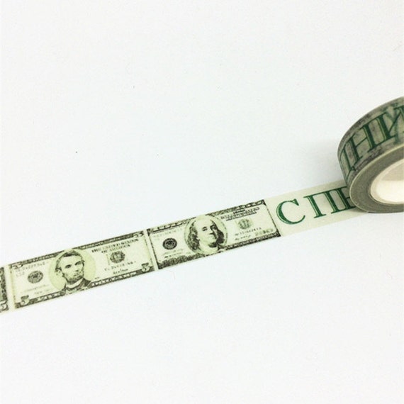 Washi Tape Money Washi Tape by PokemonGarden on Etsy