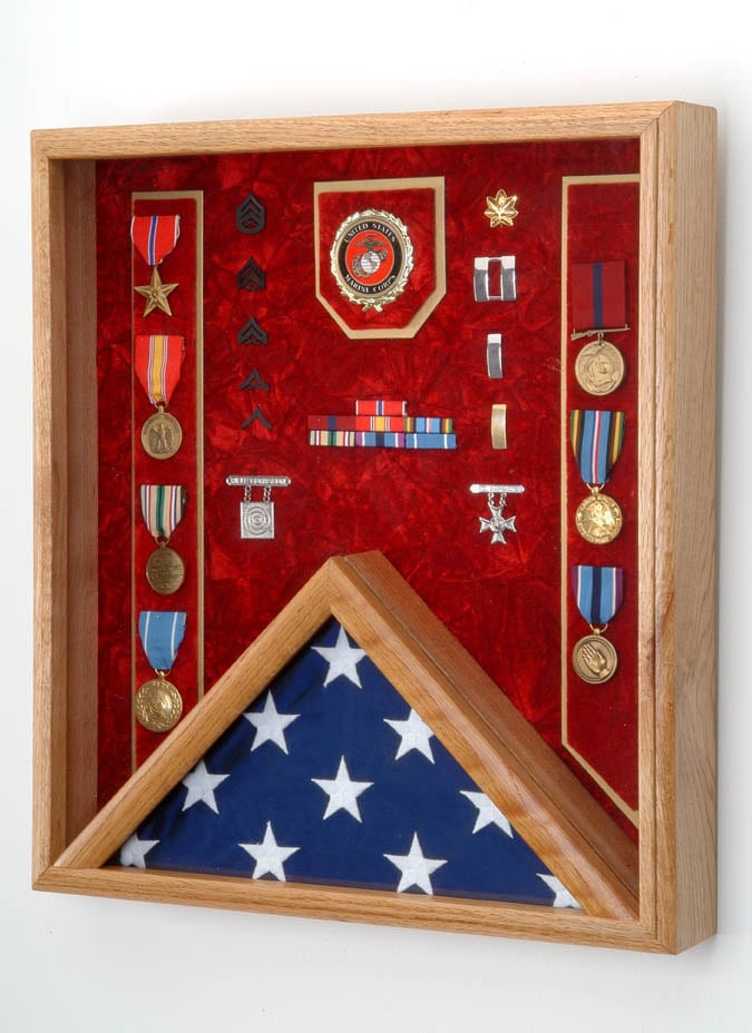 Personalized Military Shadow Box