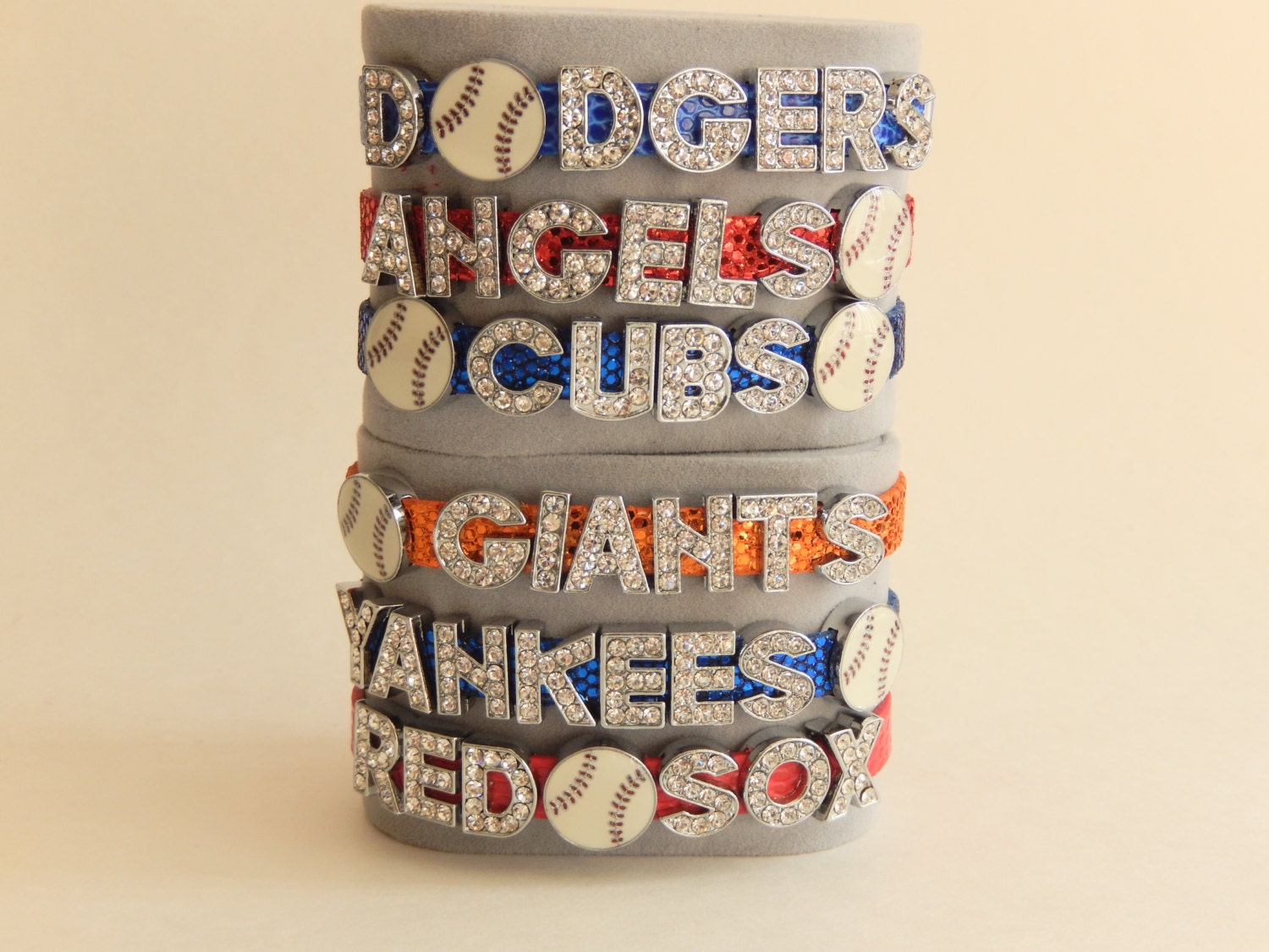 Personalized Sports Team Charm Bracelet by BlingItHomeByLola
