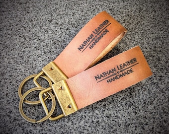 Custom Leather Key Fob / Key Chain / Key Holder