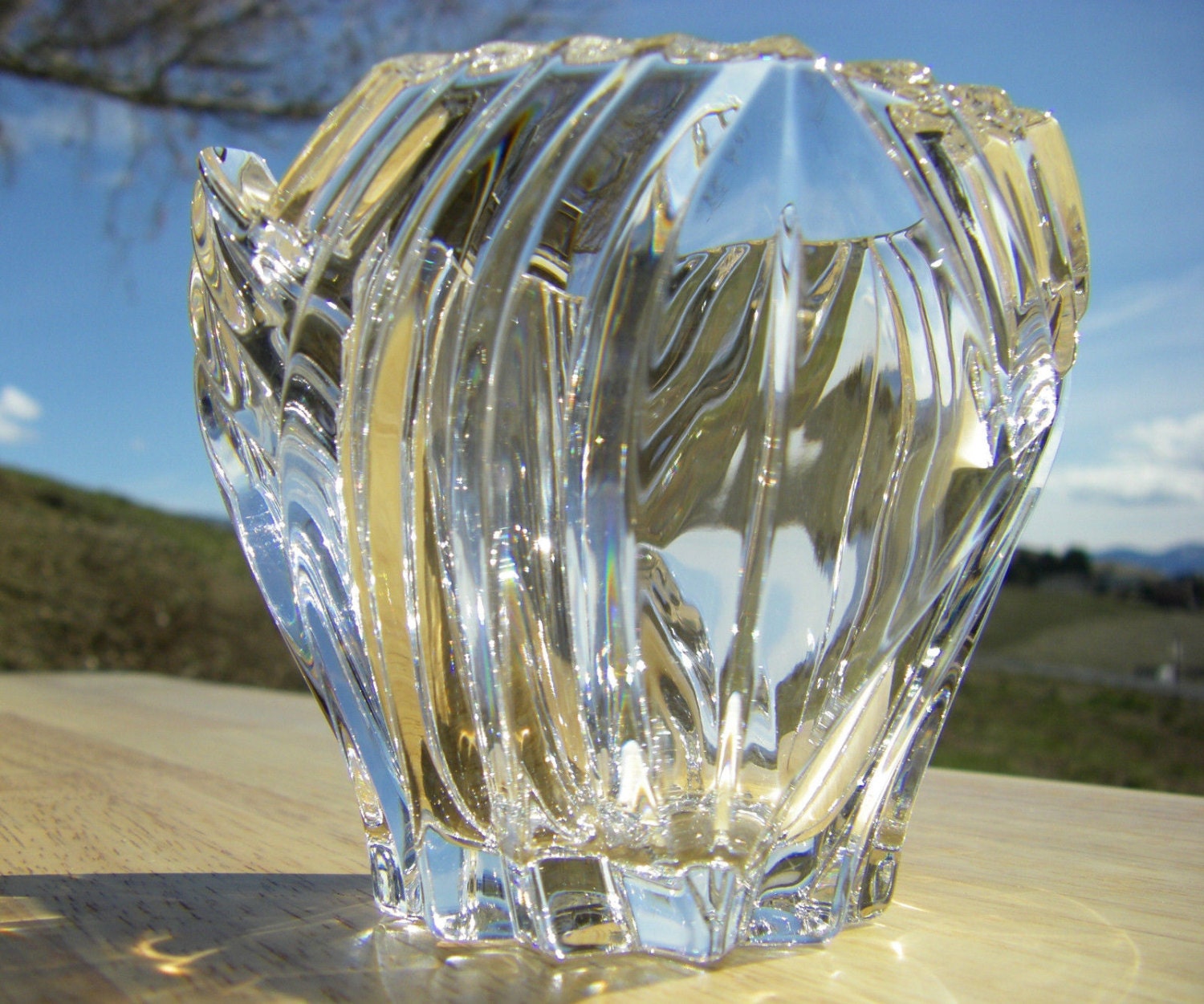 Lenox Lead Crystal Votive Candle Holder in the 'Kelly