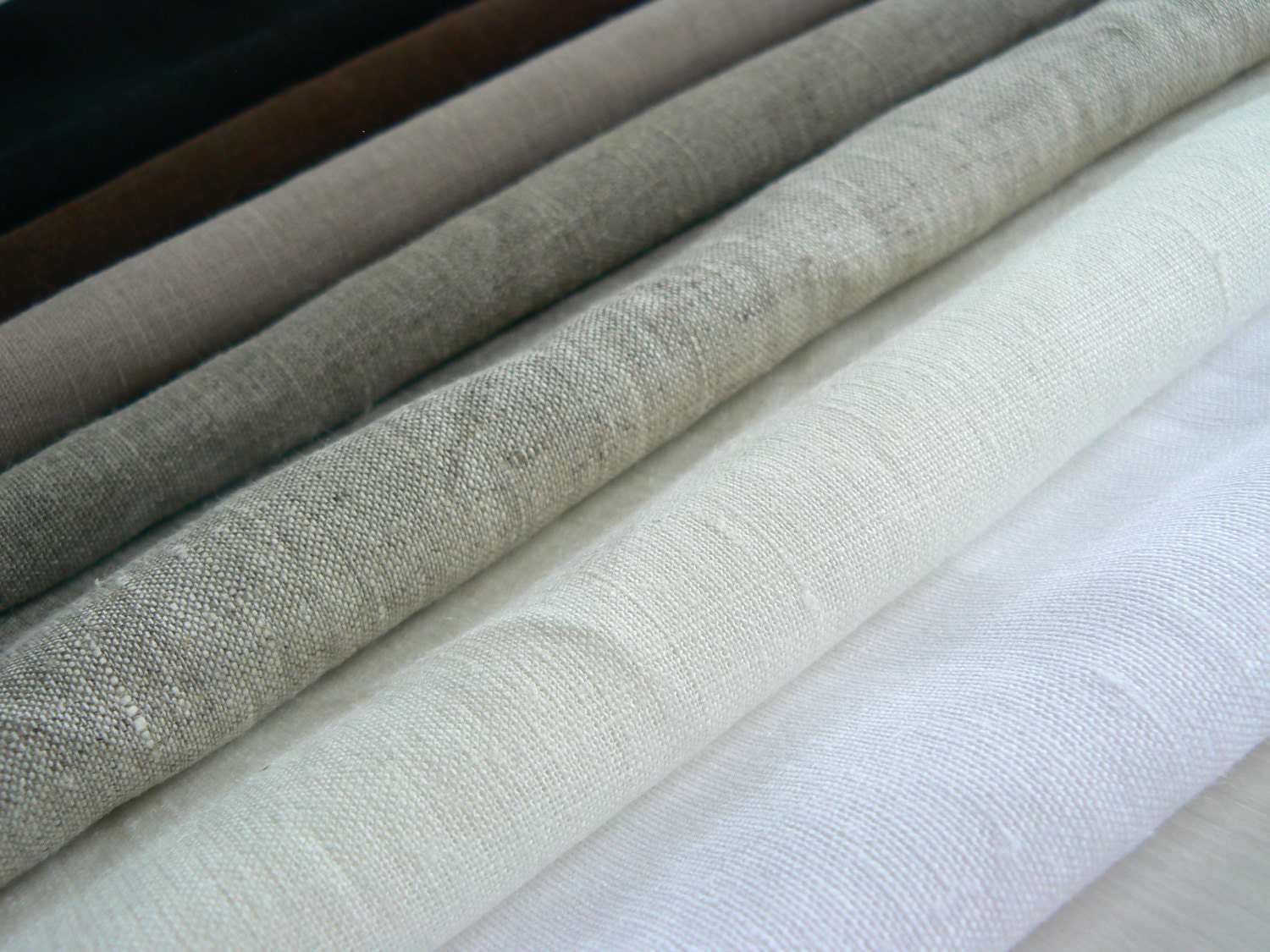 Linen fabric sample set Pure linen 100% natural by ShumaHandmade