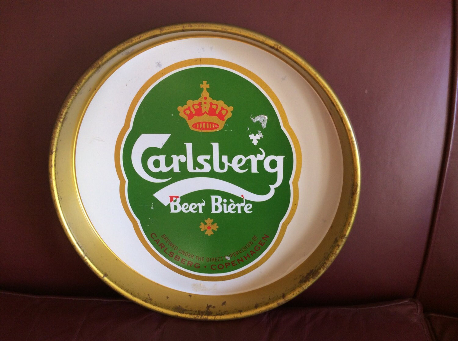 Vintage Carlsberg Beer Serving Tray