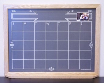 Framed Wall Calendar framed whiteboard calendar chartreuse/white chevron framed Framed Wall Calendar framed whiteboard calendar chartreuse/white chevron framed