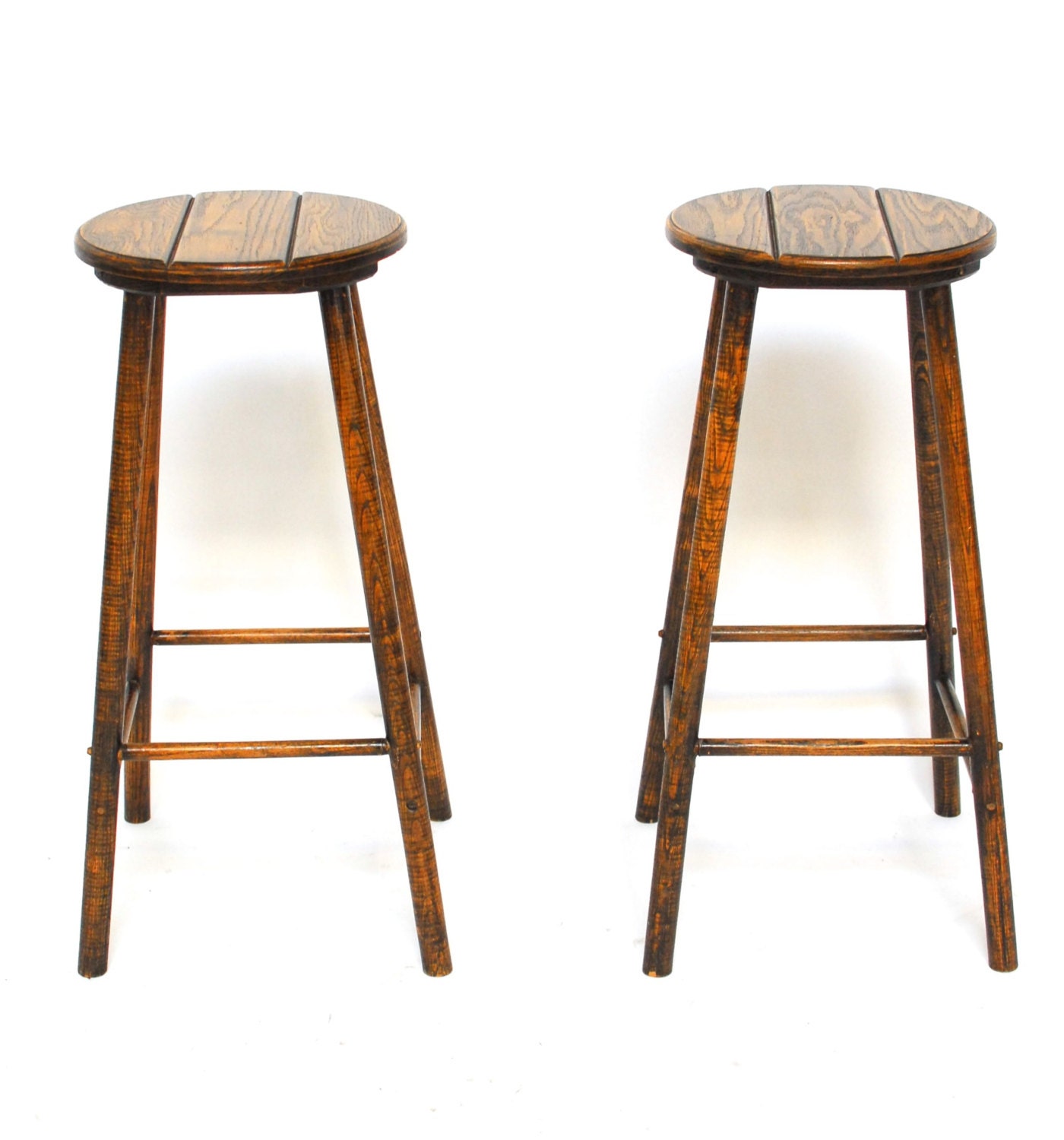Pair of Vintage American Bar Stools Haute Juice