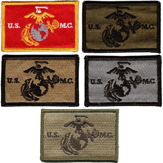 Tactical USMC Patch Velcro 2x3 Sized Variations by KMOutfitters