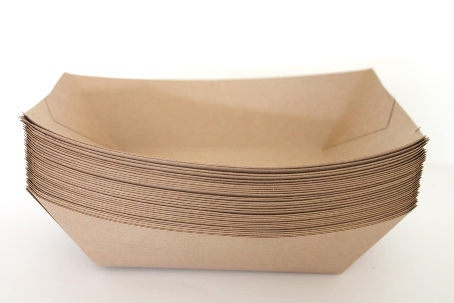 On Sale 50 Extra large 3 lb. Kraft Paper Food Tray Party