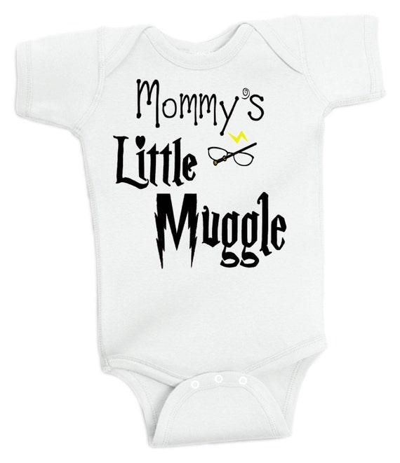 Items similar to Mommy's Little Muggle baby bodysuit, Little muggle ...