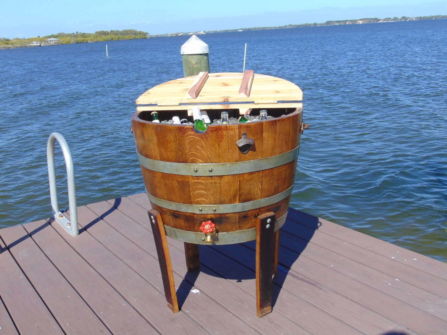 Wine Barrel Ice Chest