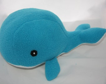 Items similar to Miss Whale - Plushie in Peachy Pink on Etsy