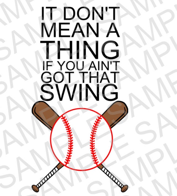 Download Ain't Got That Swing Baseball Shirt SVG and by ...