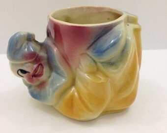 Shawnee vintage clown planter Jojo the clown 1940's