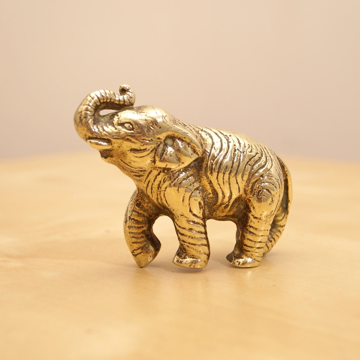 Vintage Brass Elephant solid brass by UKAmobile on Etsy