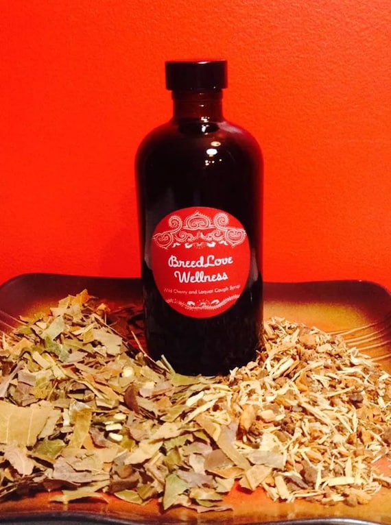 Wild Cherry and Loquat Cough Syrup for those by BreedLoveWellness