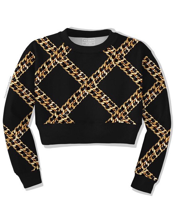 sweatshirt with chains