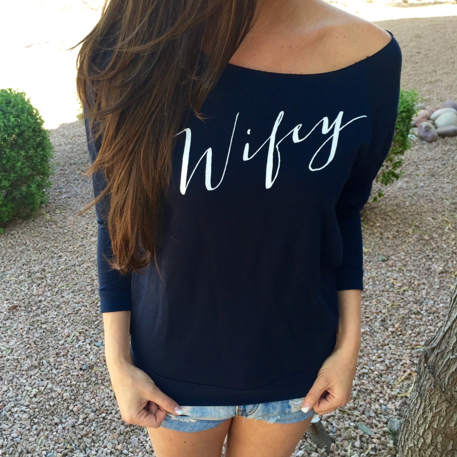 Wifey Wifey sweatshirt Wifey Off Shoulder Shirt Mrs