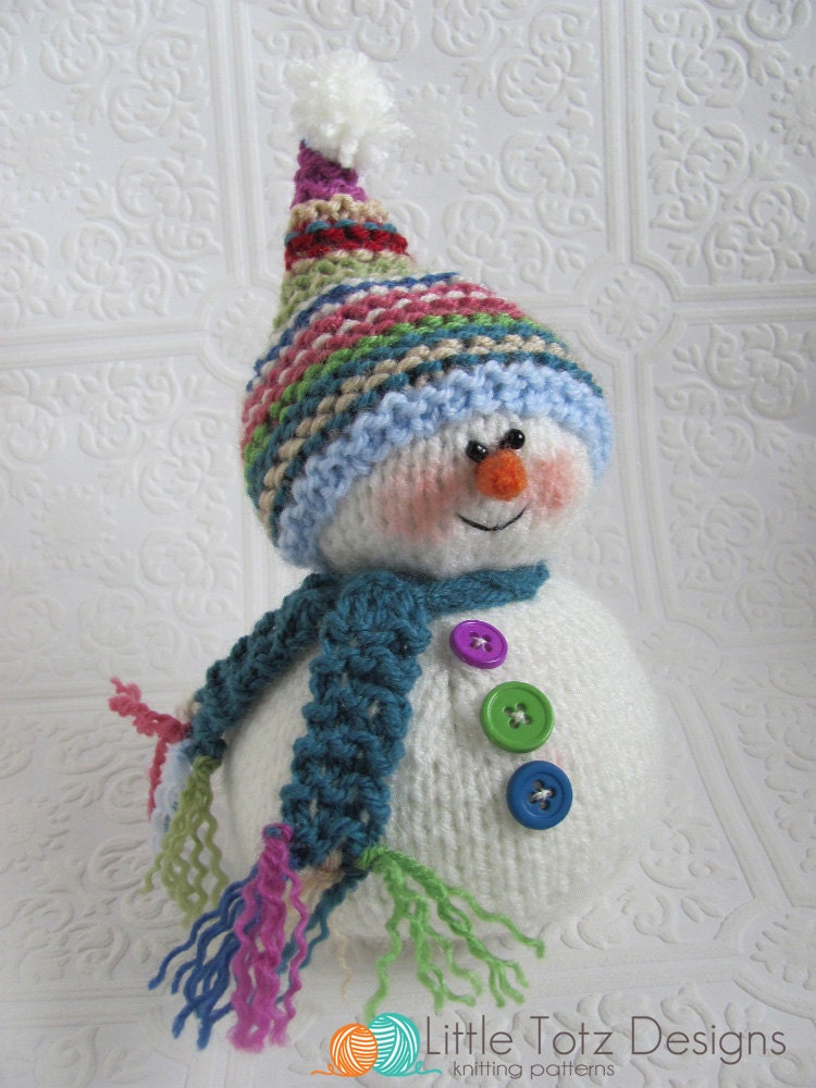 Snowman Knitting Pattern