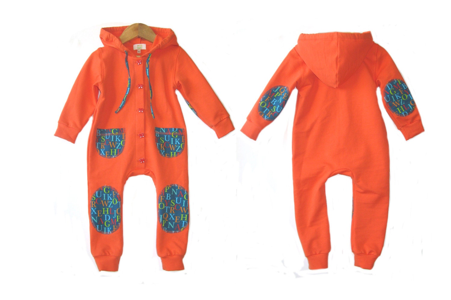 orange kappa sweatsuit