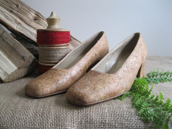 Vintage Womens Jones New York Cork Shoes - Size 6M...Reshopgoods