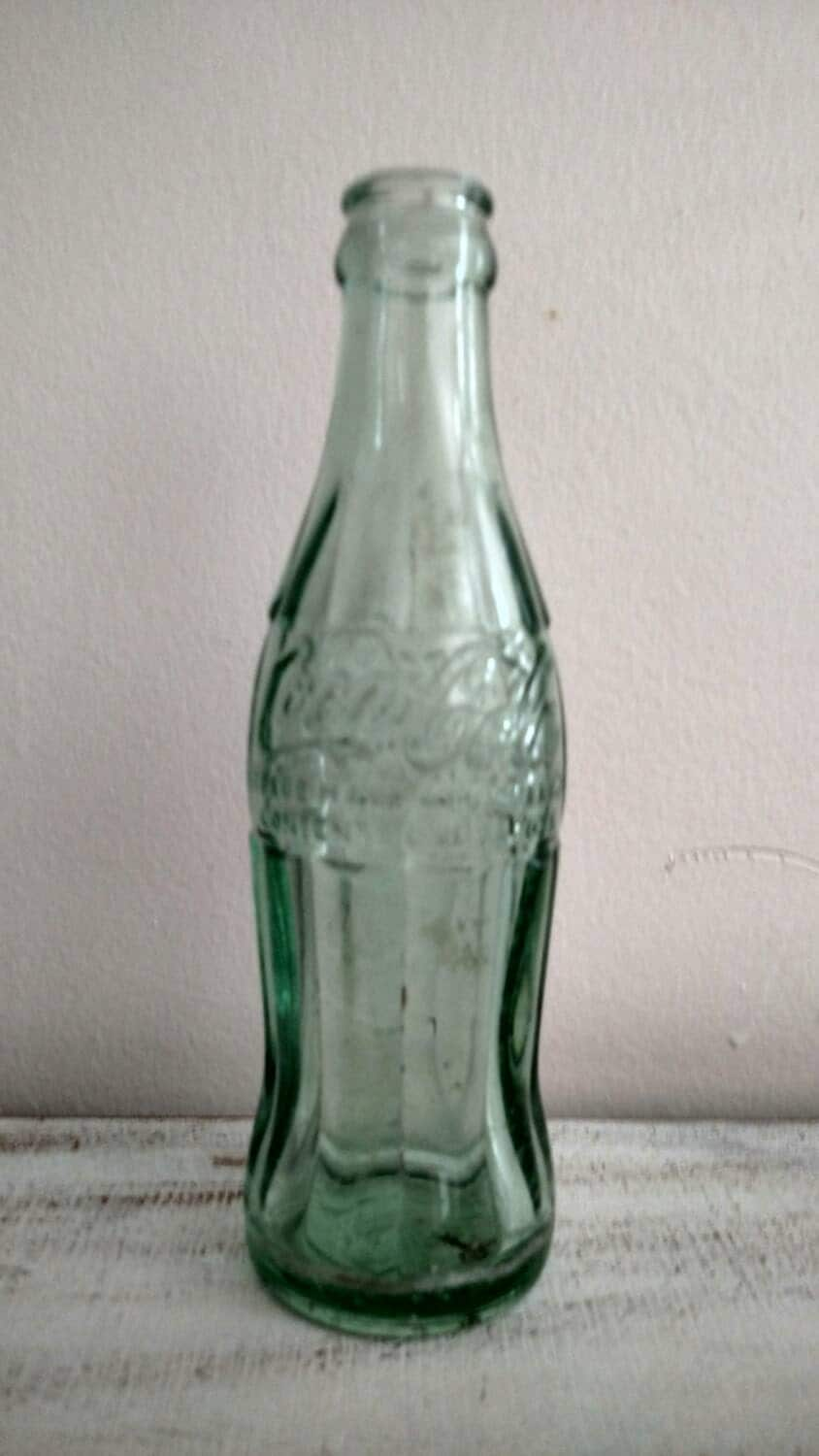 1930s coca cola soda bottle by BIRCHandBLING on Etsy