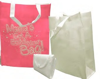 CUSTOM Foldable Shopping Bag CLEARANCE