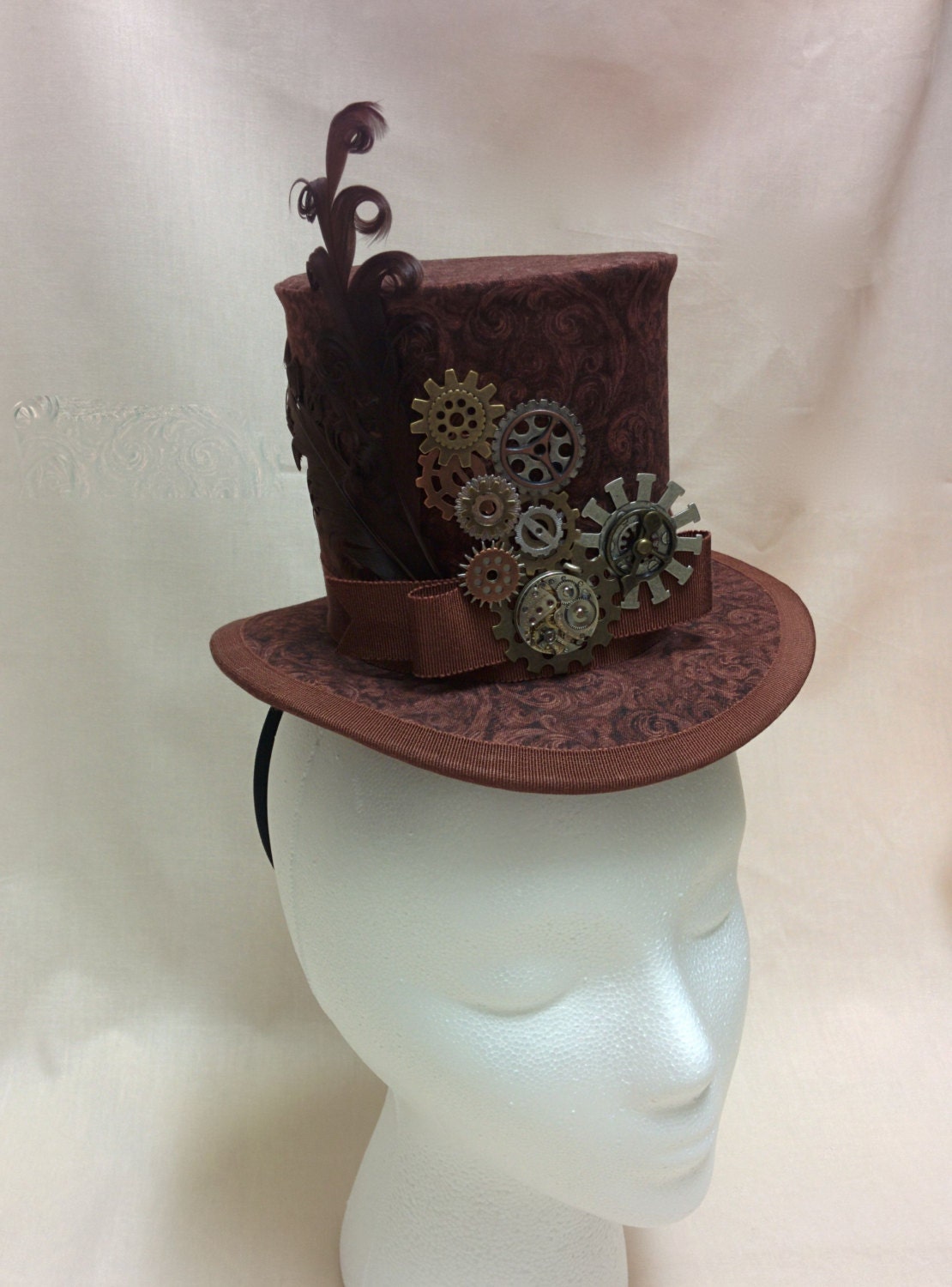 Radiant Waves Ladies Steampunk Hat by LaraeCouture on Etsy