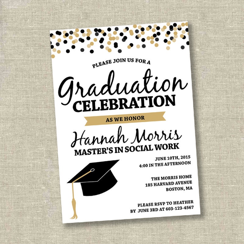 College Graduation Invitation Cards 3