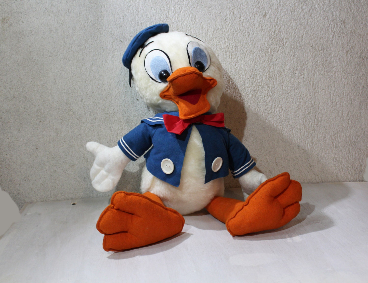 large donald duck stuffed animal